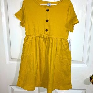 NWT Old Navy mustard color dress